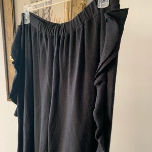 Comme des Garçons Black Wool Cropped Lounge Pants